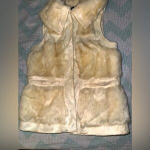 Faux fur vest